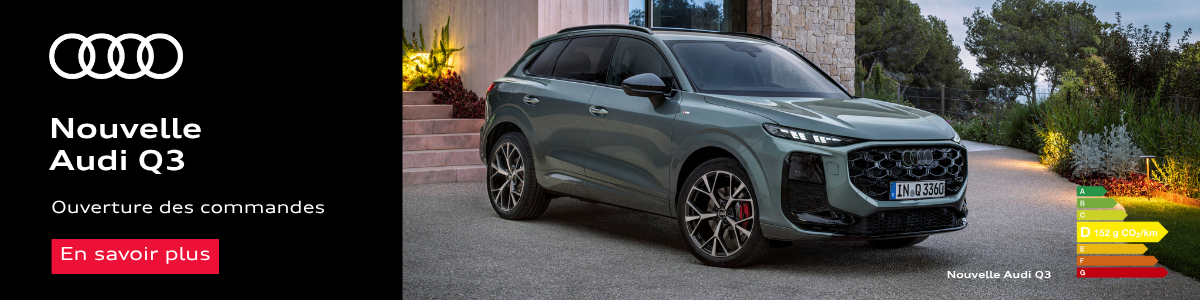Nouvelle Audi Q3 - Ouverture des commandes
